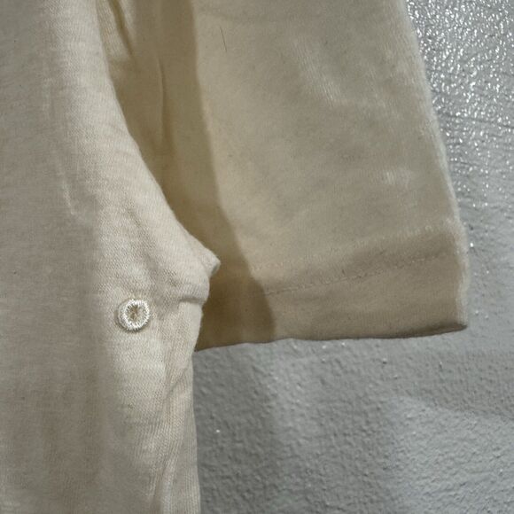 Ch. Carolina Herrera Mens Essential Oversized T Shirt Size Small Beige Crème - Picture 11 of 16